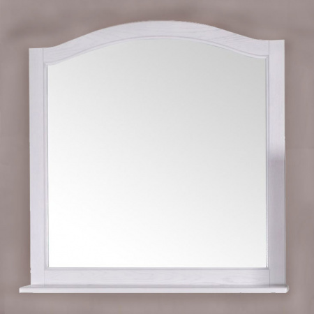 Зеркало МОДЕРН 105 белое + светильники (Лидер Р)