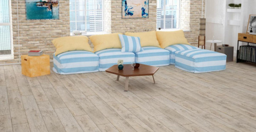 Ламинат FLOORPAN BLUE FP703 Дуб Ален1380х195х8 мм;1уп.=8 шт;33кл. Новый Замок