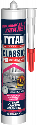 Клей монтажный Титан Professional ClassicFix прозрачный 310мл