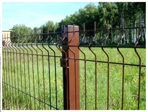 Секция Город Н 2.03м, L 2.5м, яч.200х50х3.0/4.0 Zn+ППЛ RAL8017