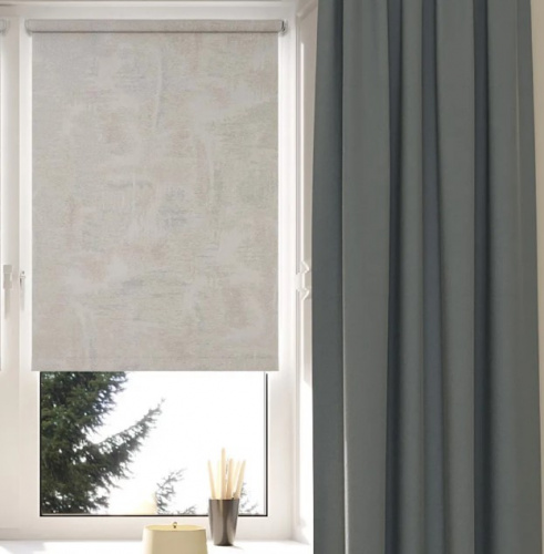 Мини ролета 72,5*175 Марко (светло серый)