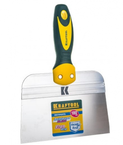 Шпатель нерж. двухк. ручка 180мм 10036-180 KRAFTOOL