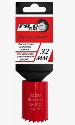 Коронка Bi-Metall 8%Co 32мм "Pilorama" 570032