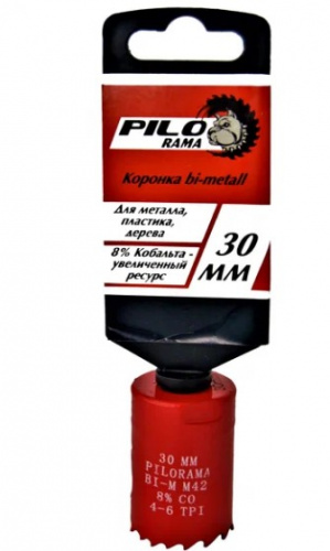 Коронка Bi-Metall 8%Co 30мм "Pilorama" 570030 