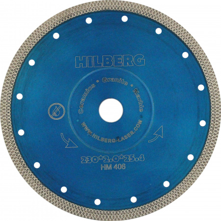 Круг отр.алмазный TURBO ультратонкий x-тип 230x25,4мм (переходное кольцо на 22,23) HM406